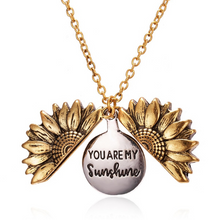 Load image into Gallery viewer, &quot;You Are My Sunshine&quot; Sunflower Necklace