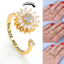Load image into Gallery viewer, Sunflower Fidget Ring